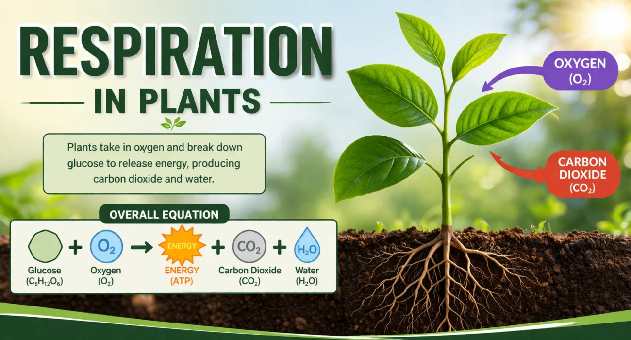 Respiration in Plants for NEET UG 2026 Complete Notes, Tricks, MCQs & Revision Guide