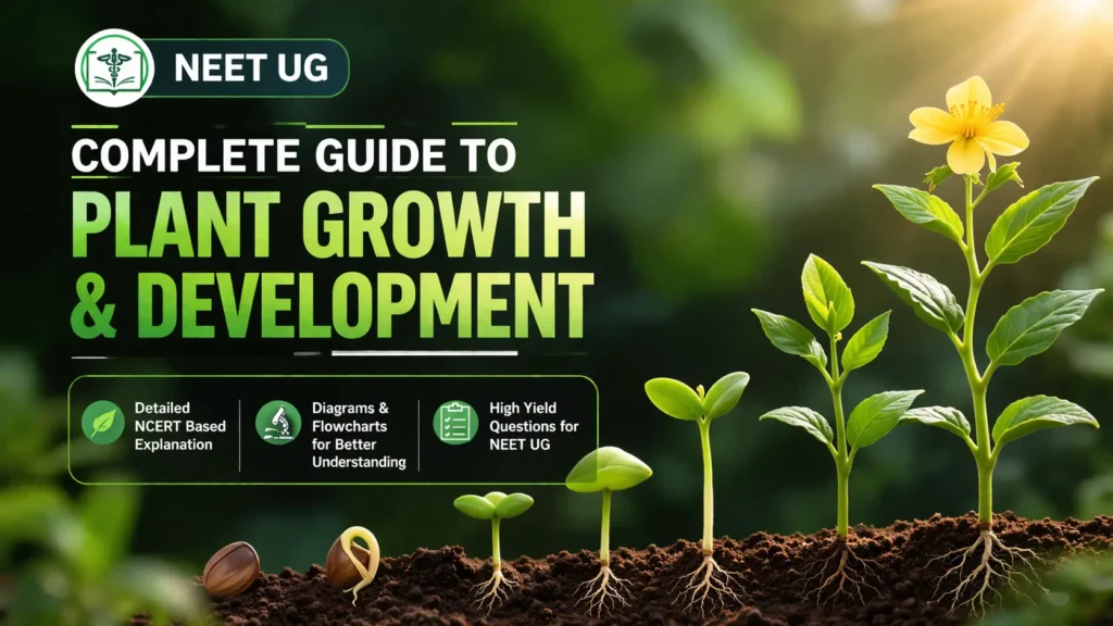 Complete Guide to Plant Growth and Development for NEET UG 2026| Important Notes, Tricks & MCQs