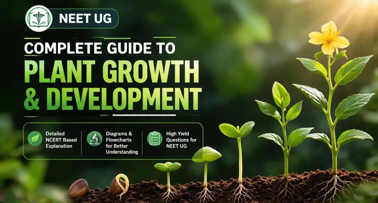 Complete Guide to Plant Growth and Development for NEET UG 2026| Important Notes, Tricks & MCQs