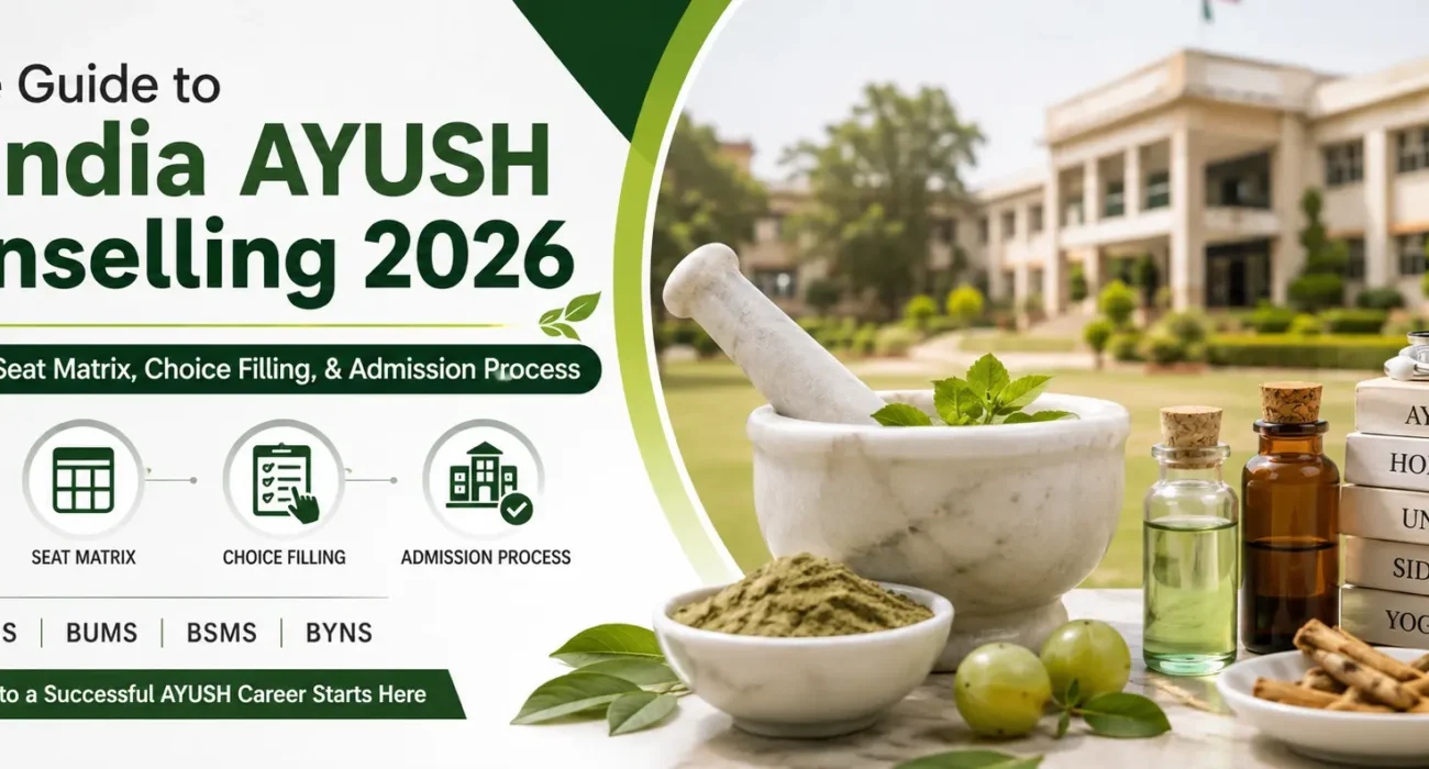 Ultimate Guide to All India AYUSH Counselling 2026 Registration, Seat Matrix, Choice Filling, & Admission Process